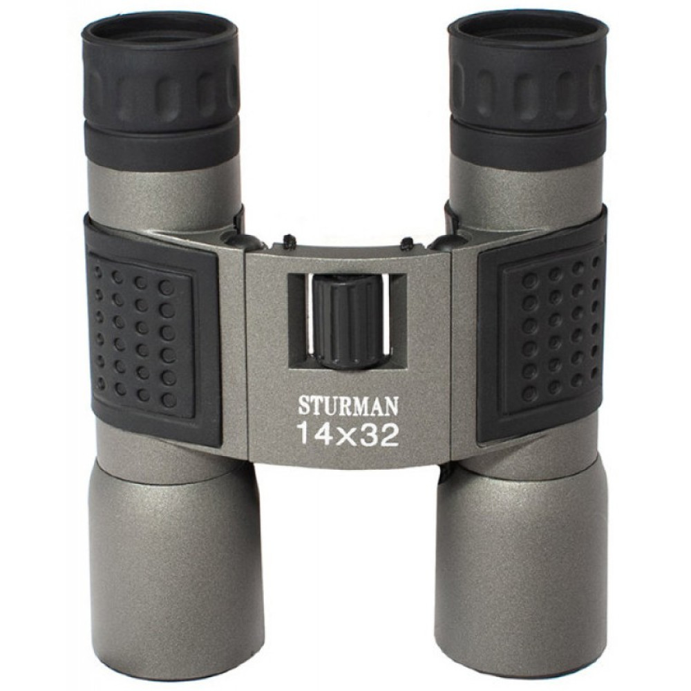 Бинокль STURMAN 14x32, серый, Серый