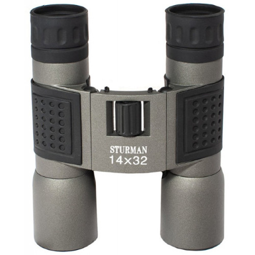 Бинокль STURMAN 14x32, серый, Серый