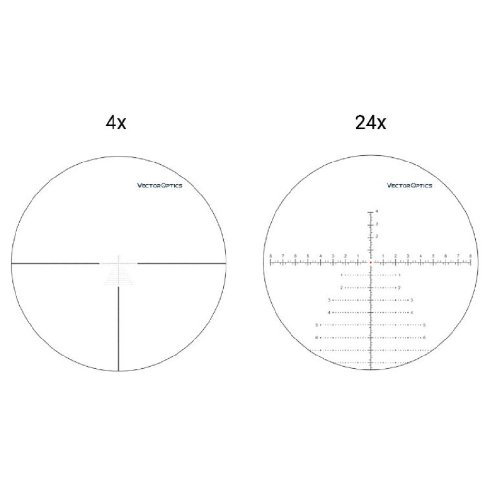 Оптический прицел Vector Optics Continental 4-24x56, 34 мм, Tactical FFP