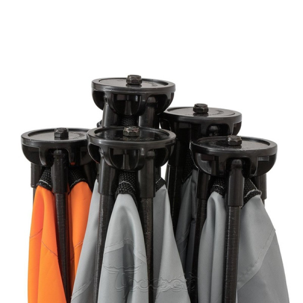 Палатка Helios 1,8x1,8 серый/оранжевый