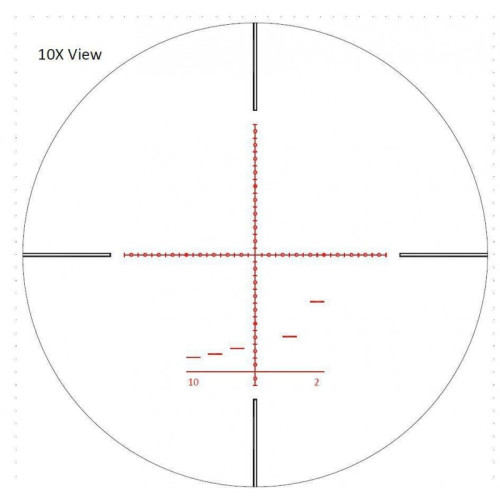 Оптический прицел Nikko Stirling Diamond Long Range 10-40X56LR, сетка Skeleton HMD
