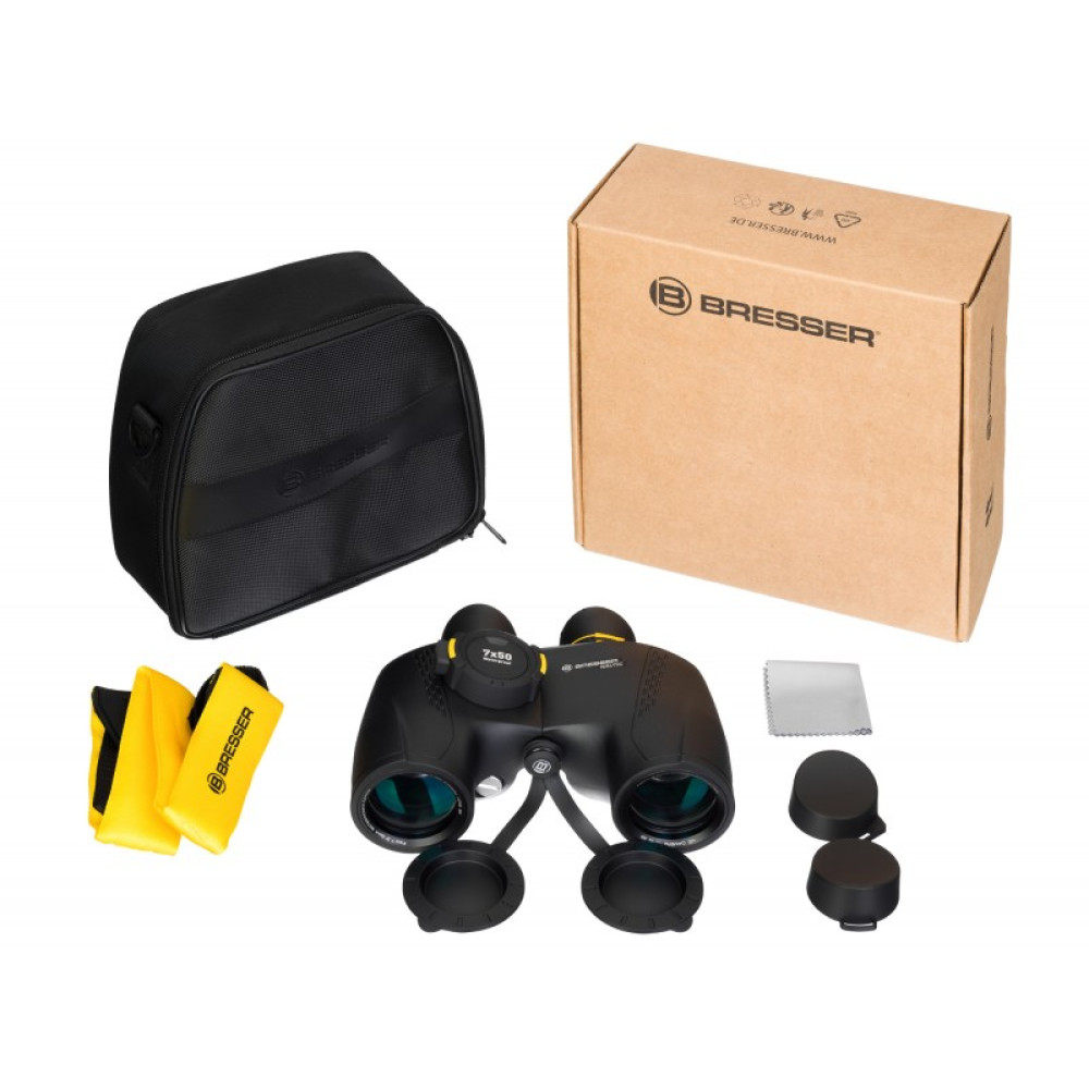 Бинокль Bresser Nautic 7x50 Gen. II, с компасом