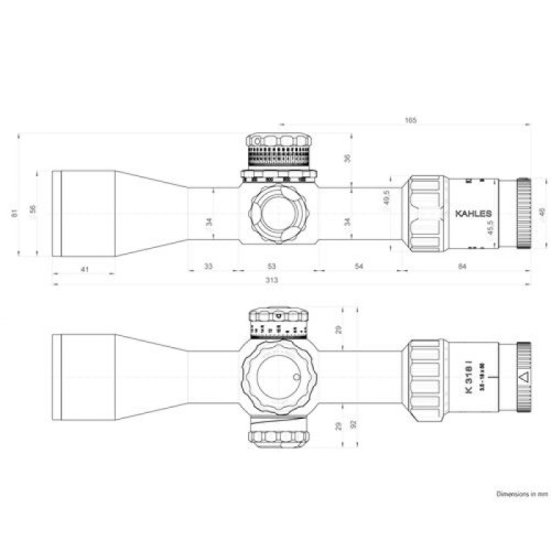 Оптический прицел Kahles K318i 3.5-18x50 CCW LSW (сетка MOAK) с подсветкой