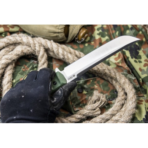 Туристический нож Senpai AUS-8 StoneWash Олива