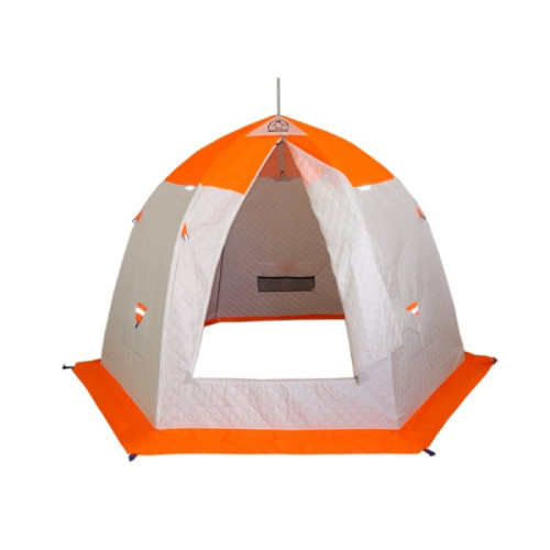 Палатка Пингвин 2 Термолайт бело-оранжевый