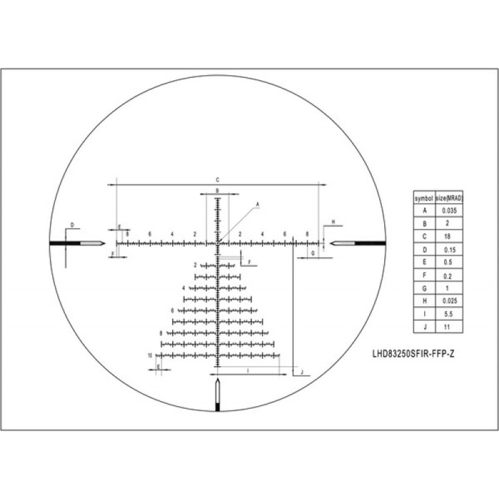Оптический прицел Discovery LHD 8-32X56SFIR FFP Zero Stop