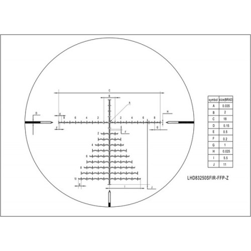 Оптический прицел Discovery LHD 8-32X56SFIR FFP Zero Stop
