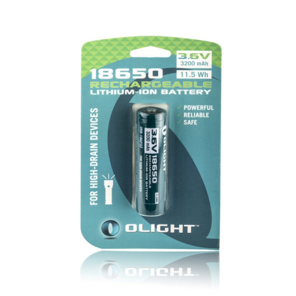 Аккумулятор Li-ion Olight ORB-186P32 18650 3,7 В. 3200 mAh