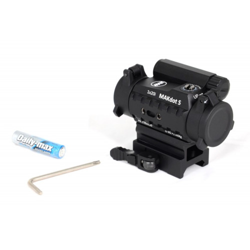 Коллиматорный прицел MAKdot S 1x20, Черный