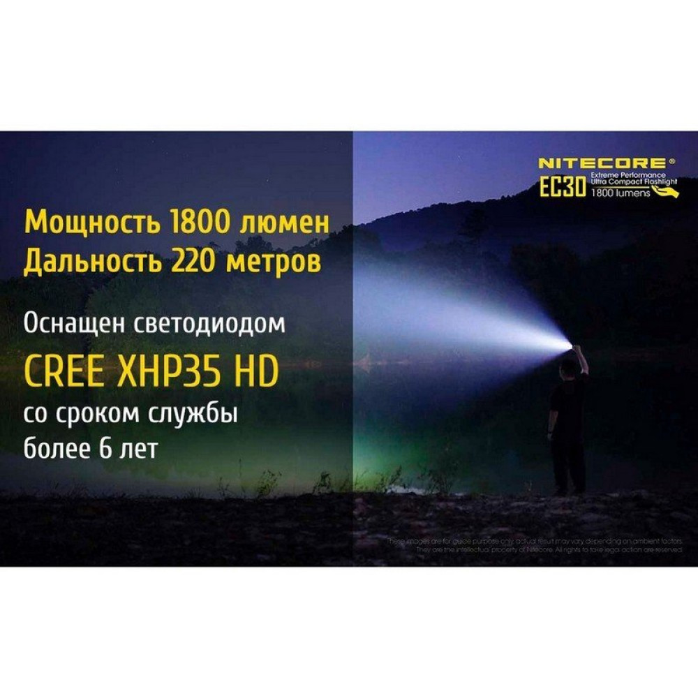 Фонарь Nitecore EC30