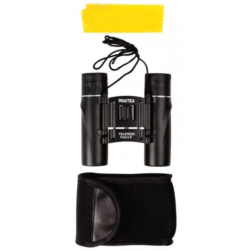 Бинокль PRAKTICA Falcon 10x25, черный, Черный