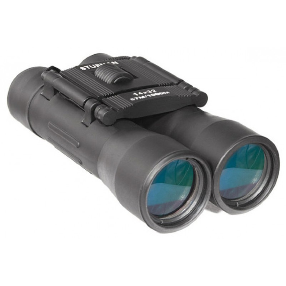 Бинокль STURMAN 14x32, черный, Черный