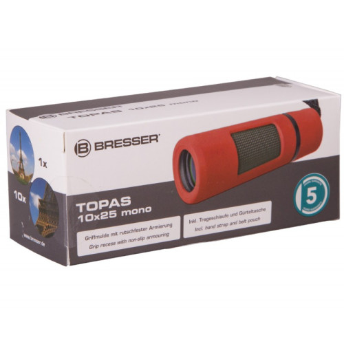 Монокуляр Bresser Topas 10x25 Red