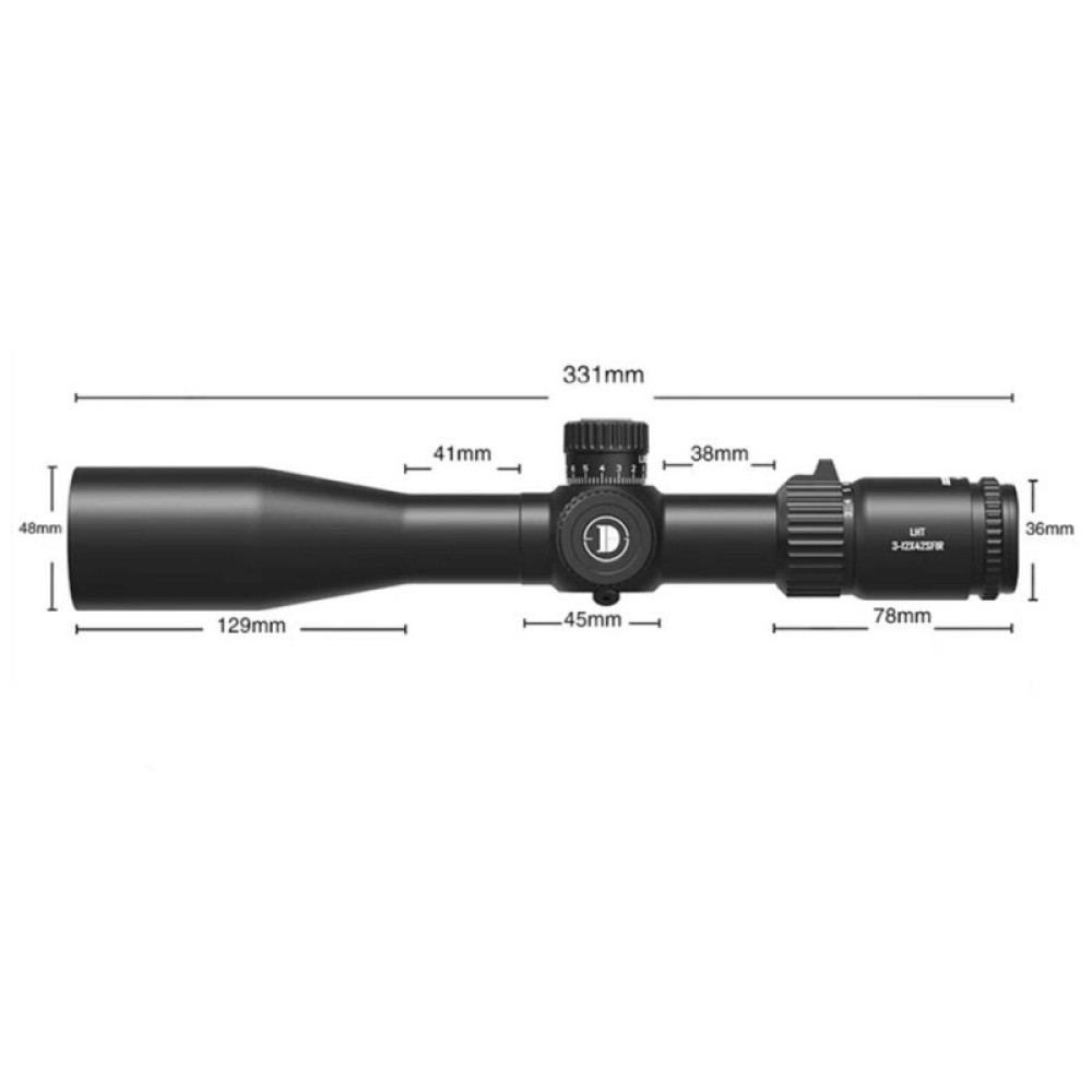 Оптический прицел Discovery LHT 4.5-18X42SFIR FFP (сетка MOA)