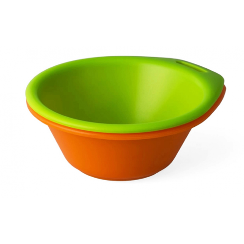 Набор пластиковых мисок, 6 шт по 200 мл и небольшой половник. Набор мисок походных 6 шт. camping bowl set (6+1)