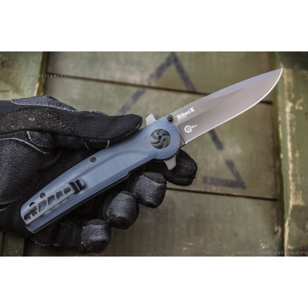 Складной нож Biker X D2 TacWash