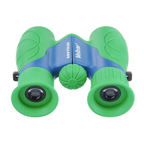Бинокль детский Veber «Эврика» 6x21, зелено-синий