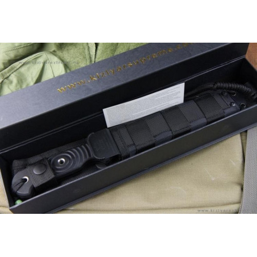 Туристический нож Vendetta AUS-8 Black Titanium