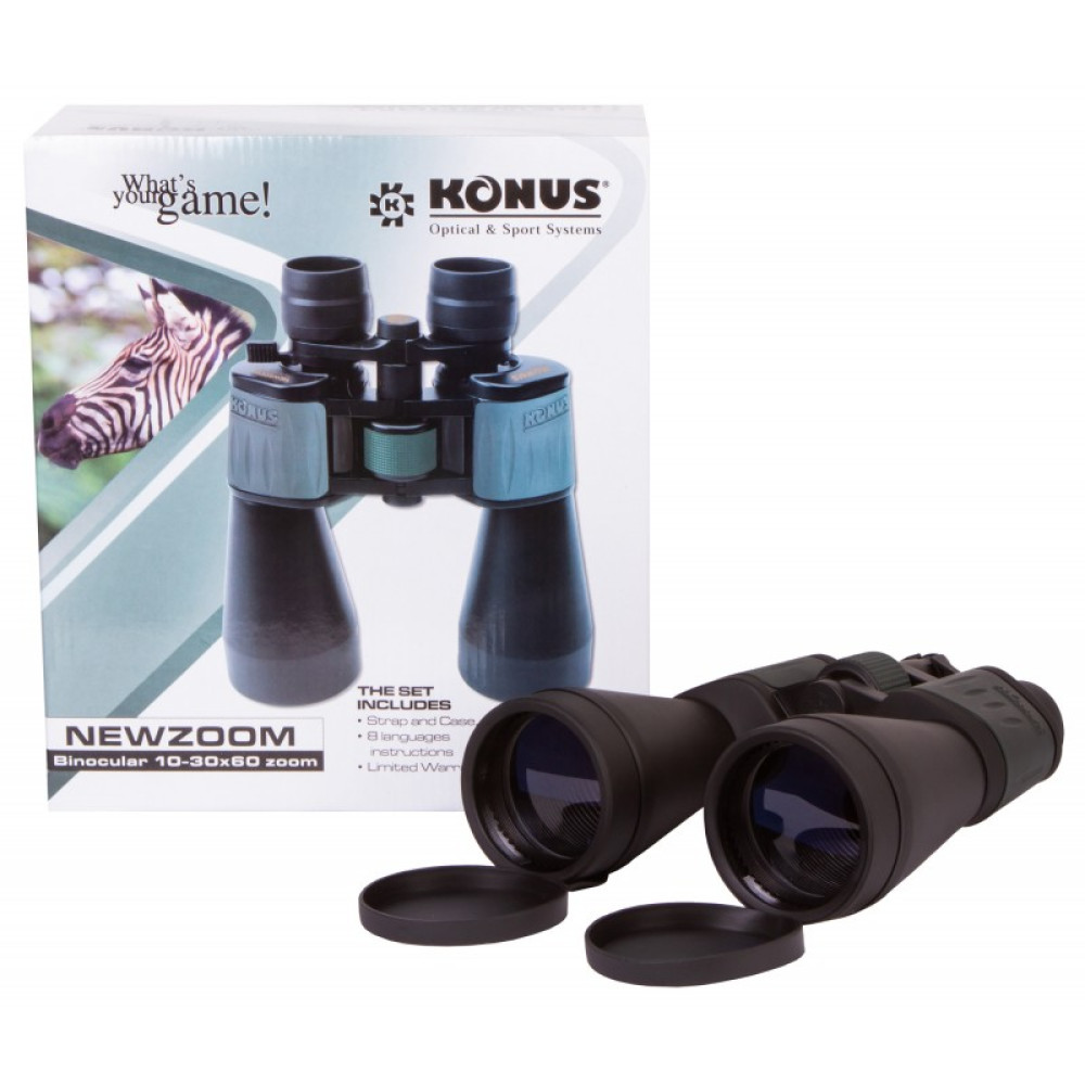 Бинокль Konus NewZoom 10-30x60