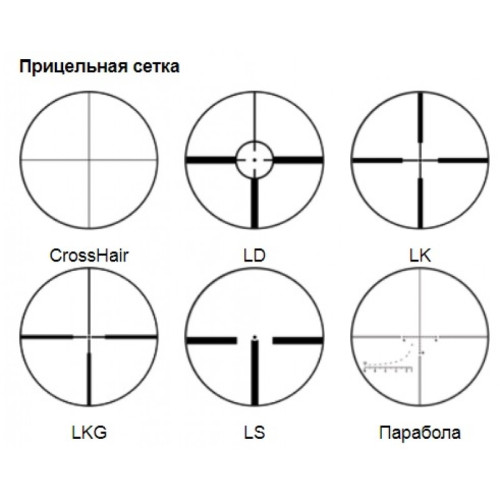 Оптический прицел PV 3-9x42L с подсветкой (CrossHair)