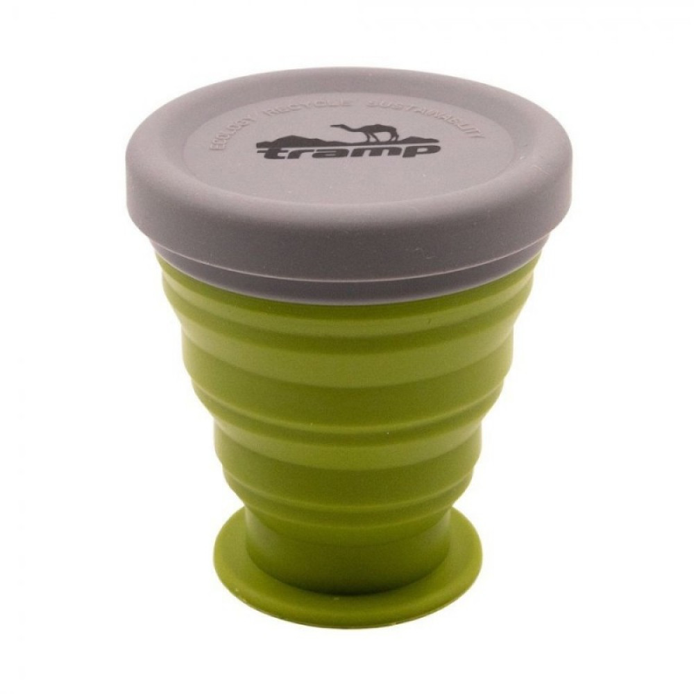 Tramp стакан силиконовый 200мл TRC-126 (оливковый)