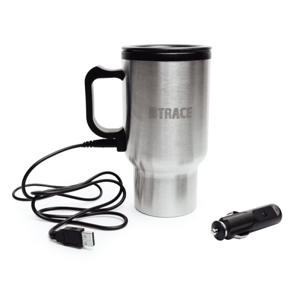 Автокружка BTrace 450 мл USB +12V