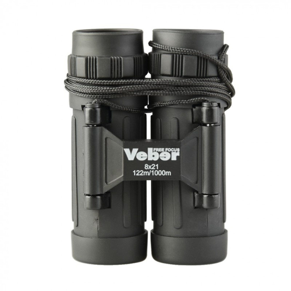 Бинокль Veber Free Focus БП 8x21, Черный