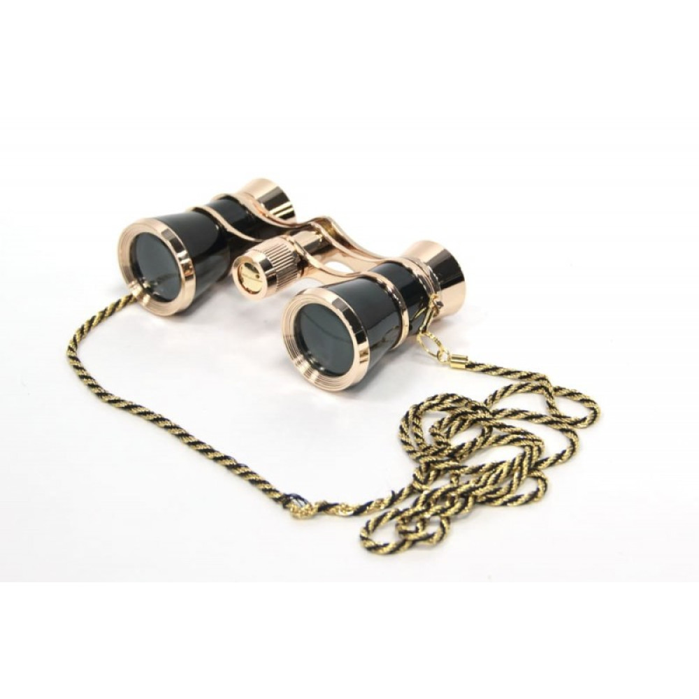 Бинокль театральный Навигатор БТ 3x25, с цепочкой (черный)