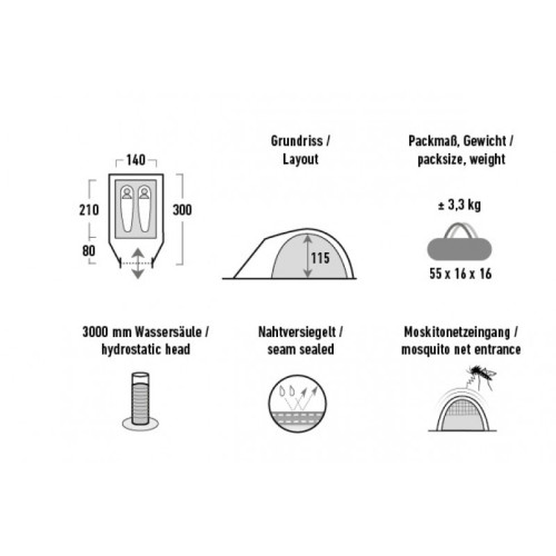 Палатка High Peak Nevada 2