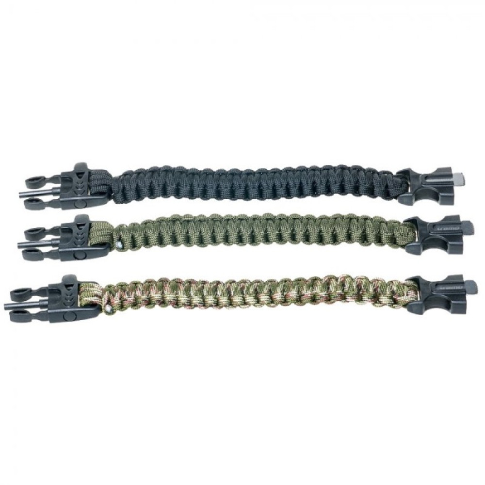 Tramp браслет выживальщика (свисток, огниво/2 метра паракорда) (камуфляж)