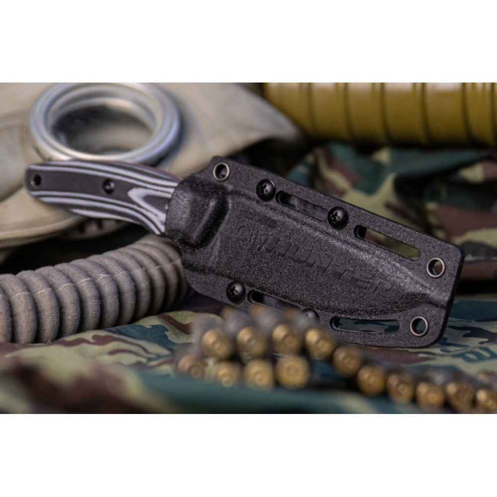 Туристичеcкий нож CityHunter AUS-8 Stonewash G10