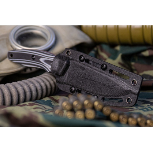 Туристичеcкий нож CityHunter AUS-8 Stonewash G10