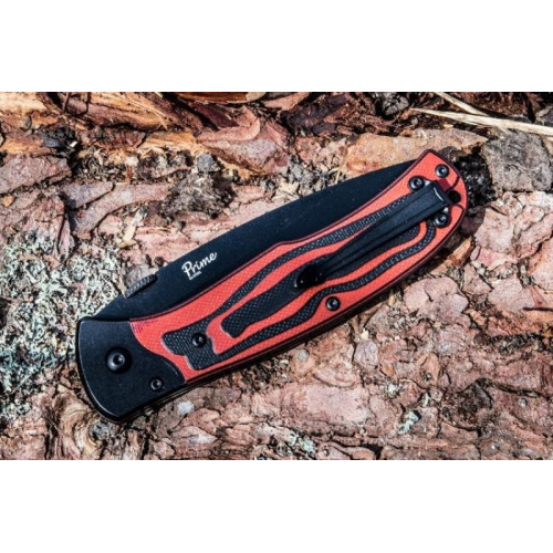 Складной нож Prime D2 Black Titanium G10