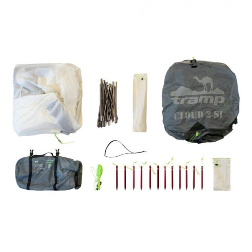 Палатка Tramp Cloud 2 Si темно-зеленый