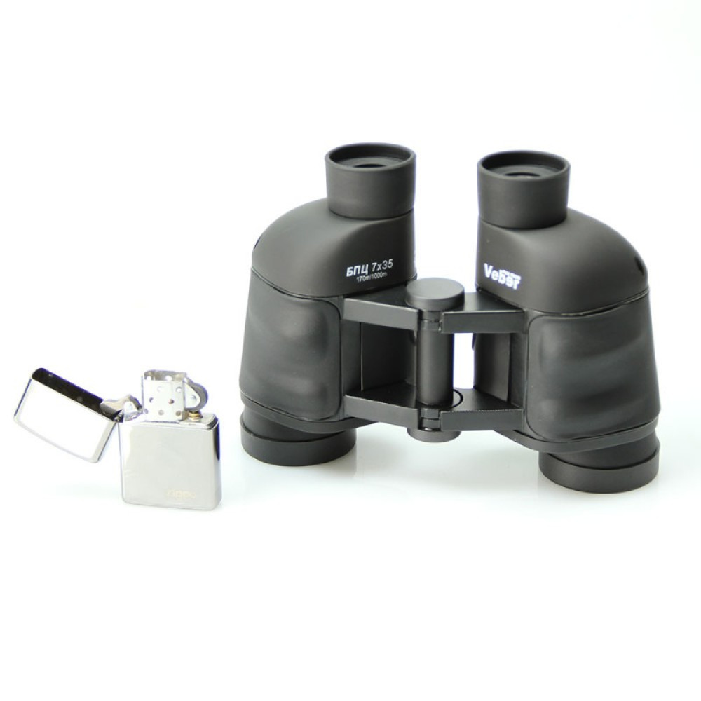 Бинокль Veber Free Focus БП 7x35, Черный