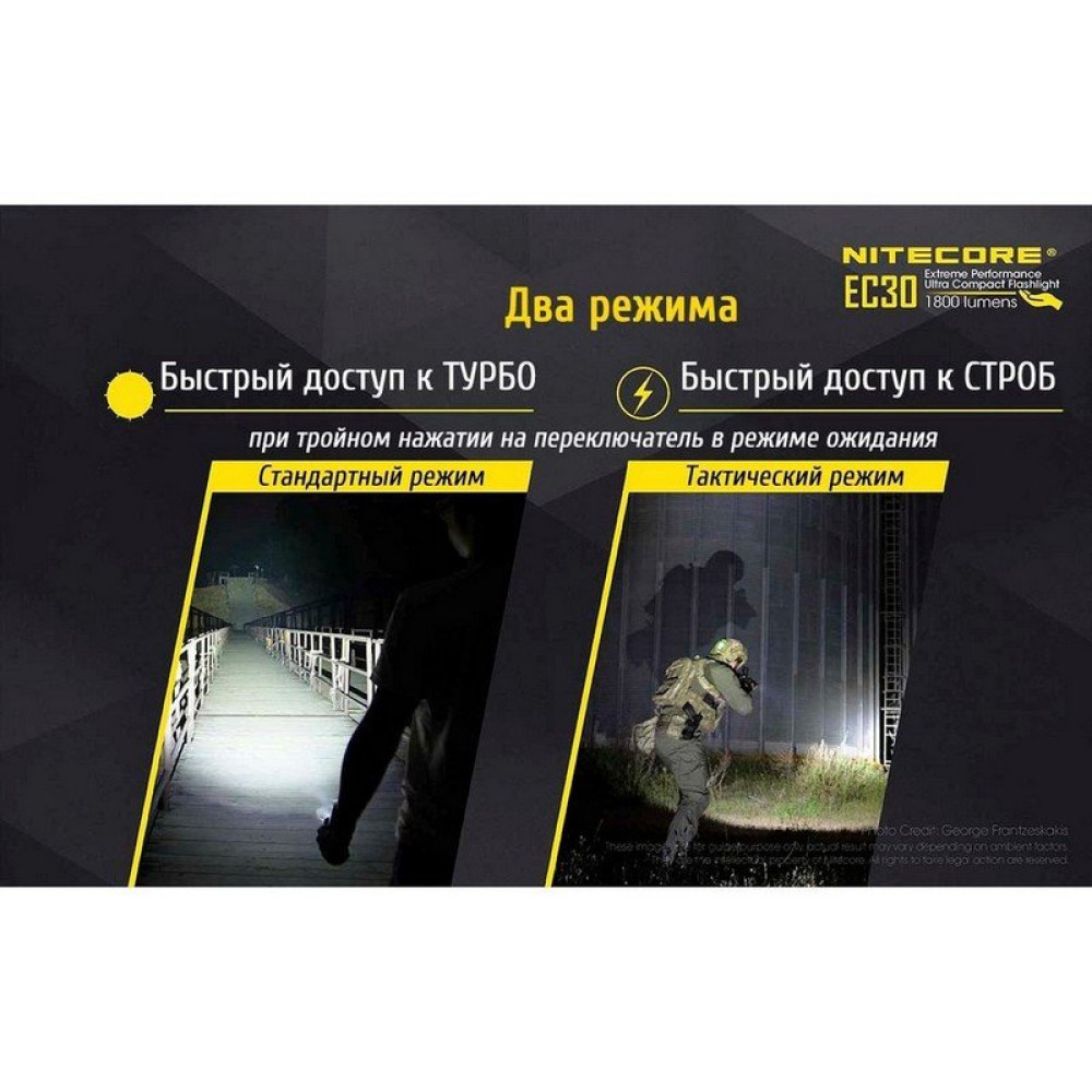 Фонарь Nitecore EC30