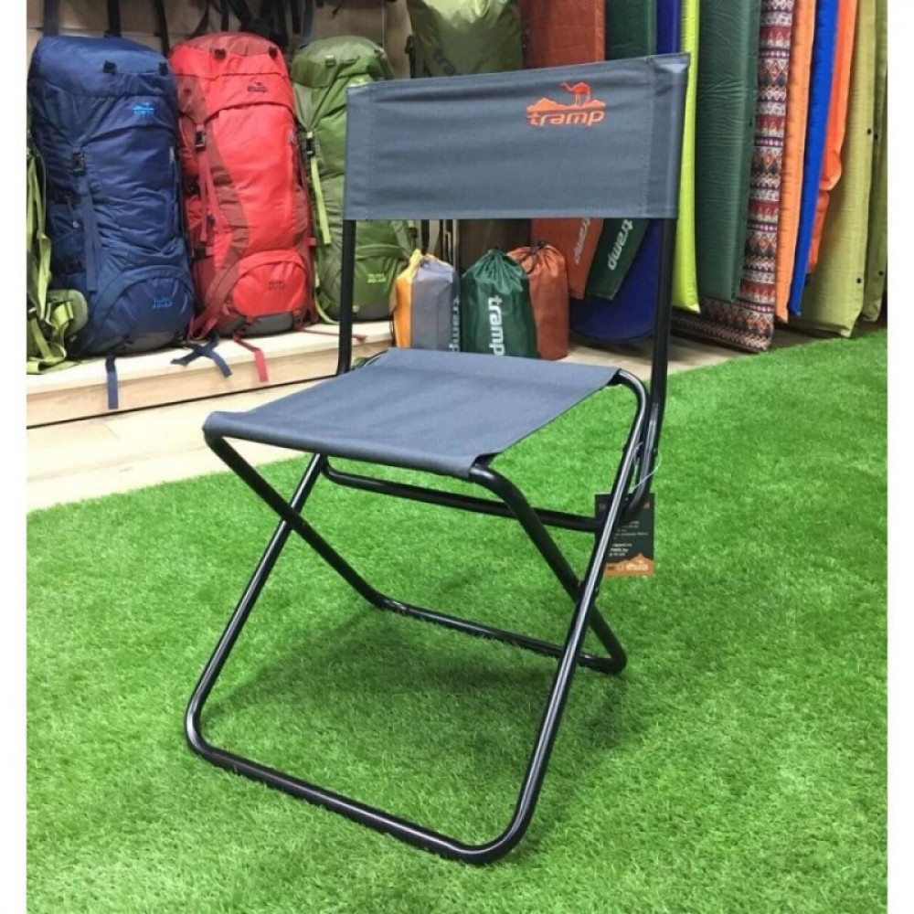 Табурет стальной со спинкой Tramp