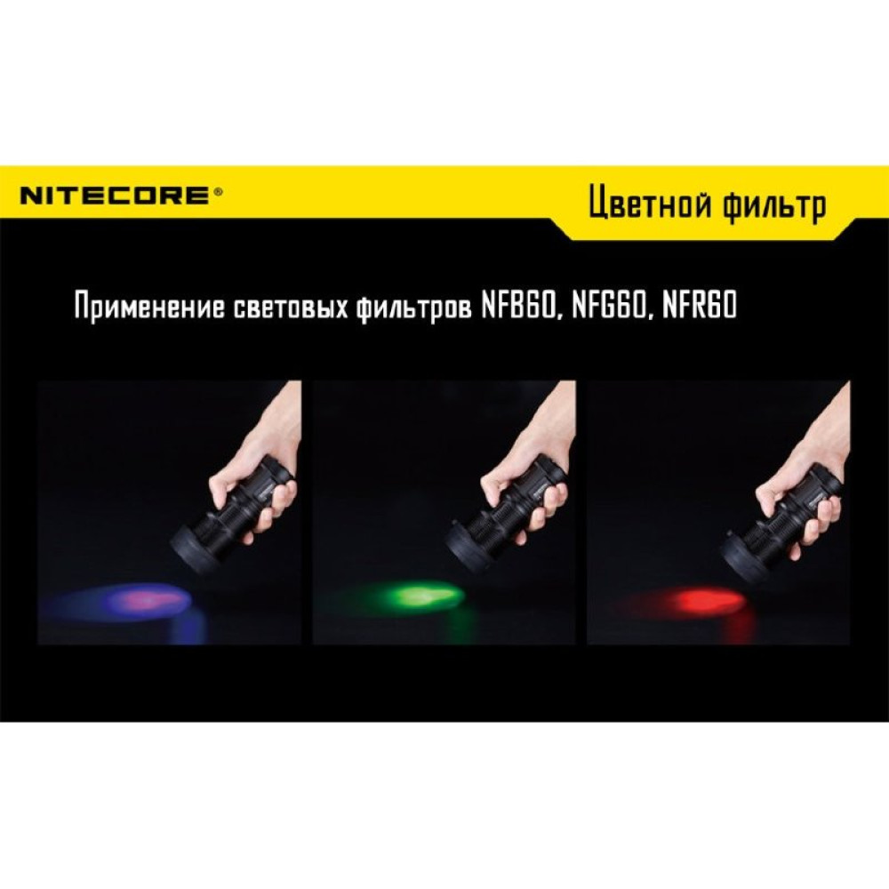 Фильтр Nitecore NFR60 красный d60мм