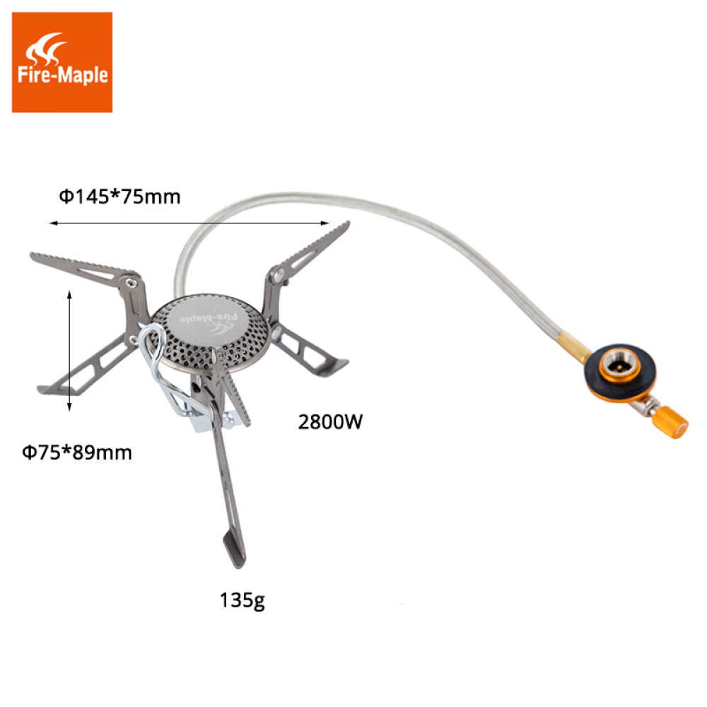 Титановая газовая горелка с системой предварительного подогрева топлива. Blade 2