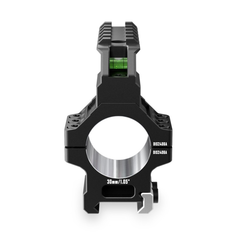 Кольца Discovery 30мм усиленные средние (7075) с планкой и уровнем под Picatinny