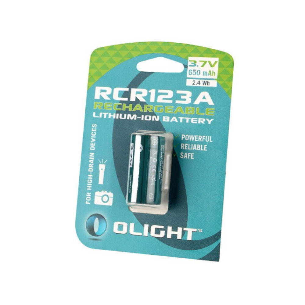 Аккумулятор Li-ion Olight ORB-163P06 16340 3,7 В. 650 mAh