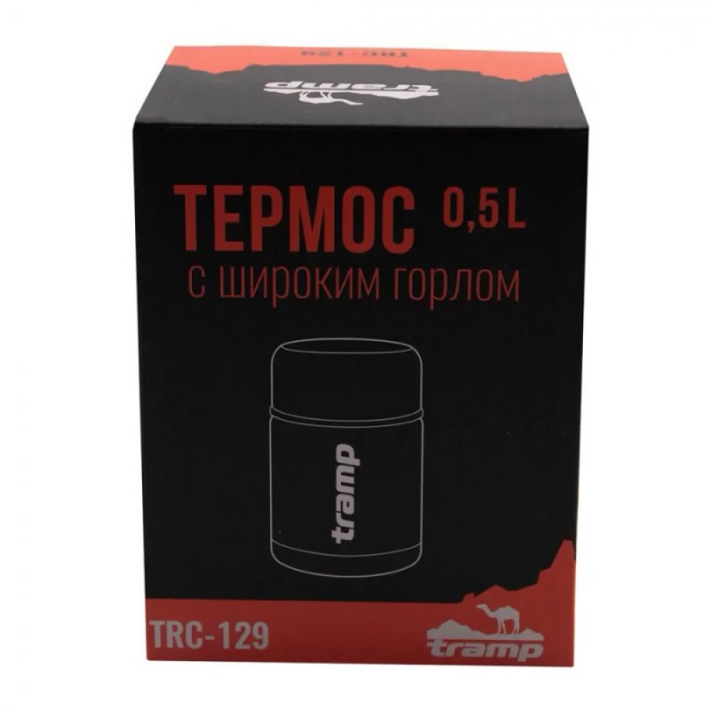 Tramp термос с широким горлом 0,5 л TRC-129 , серый