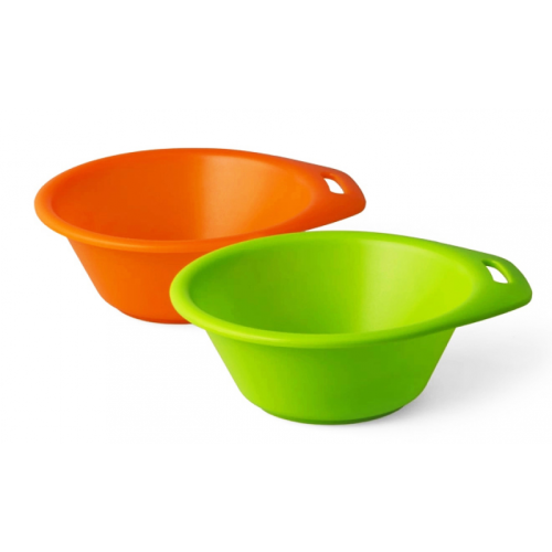 Набор пластиковых мисок, 6 шт по 200 мл и небольшой половник. Набор мисок походных 6 шт. camping bowl set (6+1)