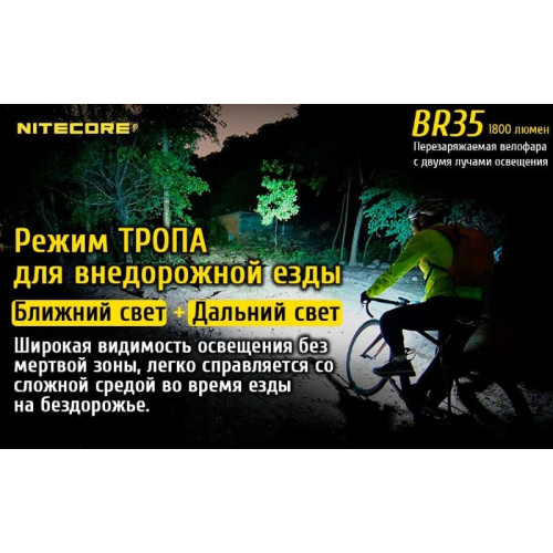 Велофара Nitecore BR35 Cree XM-L2 U2