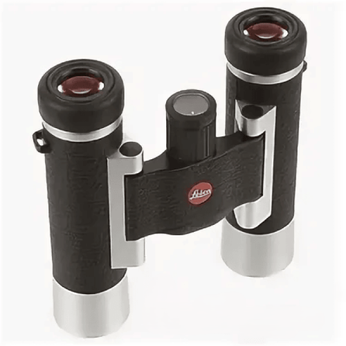 Бинокль Leica SilverLine 10x25, кожа, серебристый корпус