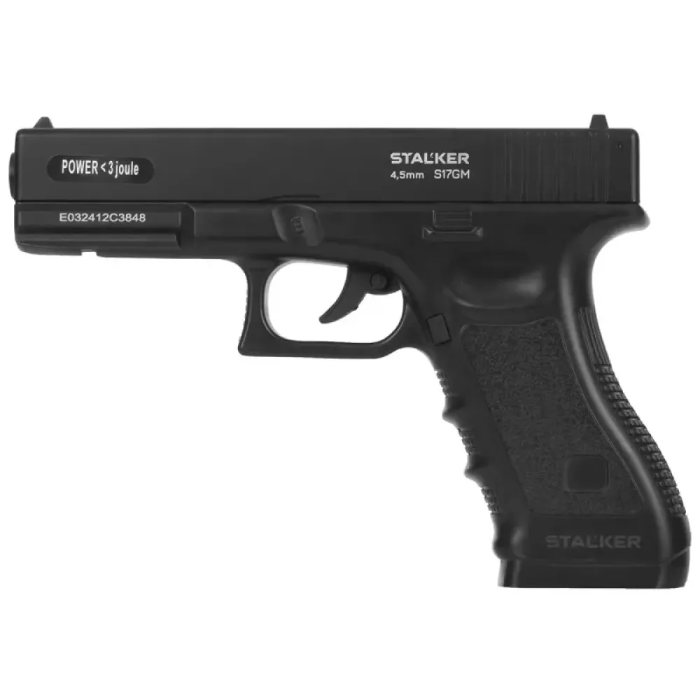 Пистолет пневматический Stalker S17GM (Glock17) к.4,5мм