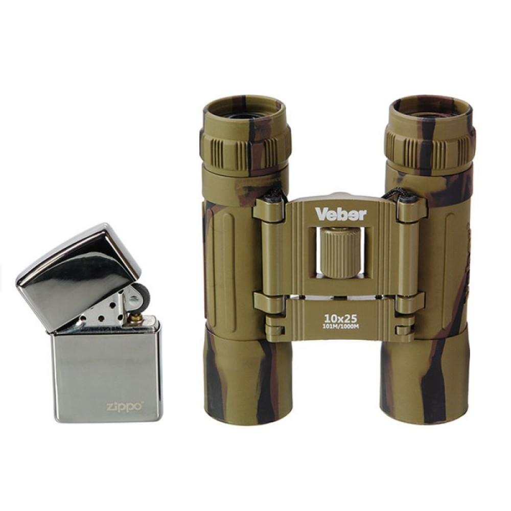 Бинокль Veber Sport БН 10x25, Камуфляж