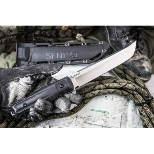Тактический нож Senpai AUS-8 StoneWash Черный