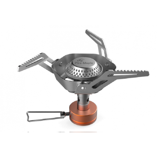 Накручивающаяся горелка с широкой конфоркой и встроенным ветрозащитным экраном Lepus