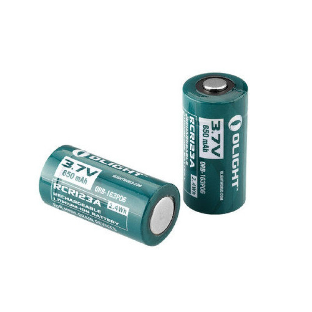 Аккумулятор Olight 16340 3,7 В 650 mAh (+USB порт зарядки)